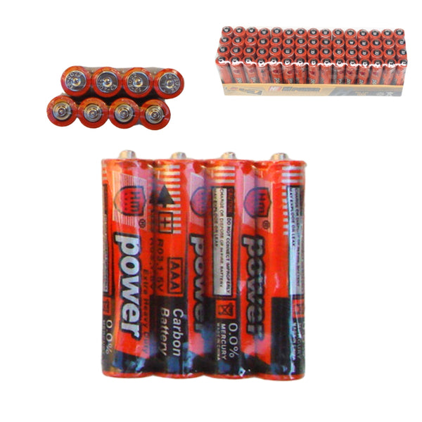 YD-0005A PILA POWER CON 4 PZS AAA BARRA CON 15 PAQ O CAJA CON 36 PQTS