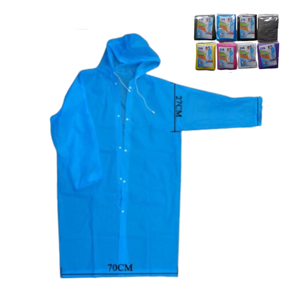 TF-4009 IMPERMEABLE ADULTO 70 X 120 CM 140 GRS CON 1 PZ  O CAJA CON 100 PZS