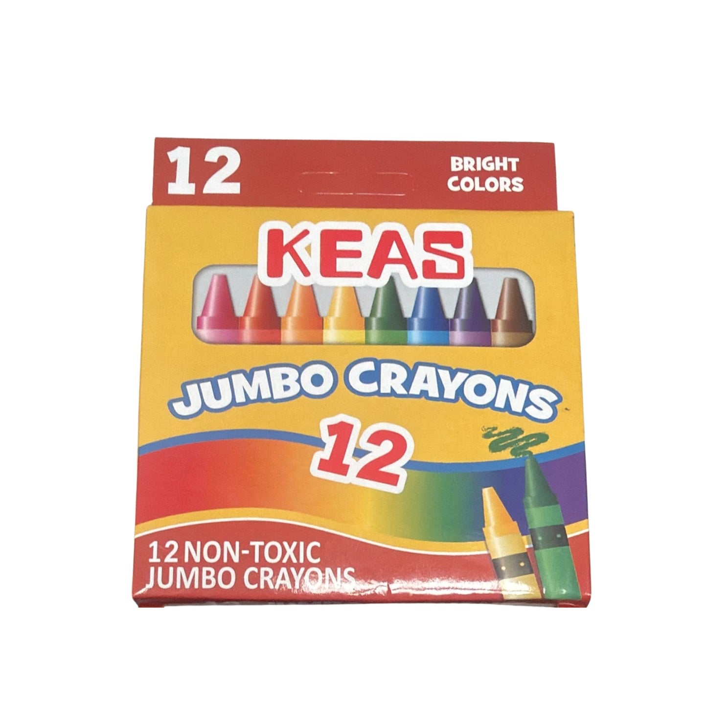 UA-2512-12 CRAYOLA JUMBO 8 CM CON 1 PZ O CAJA CON 480 PZS