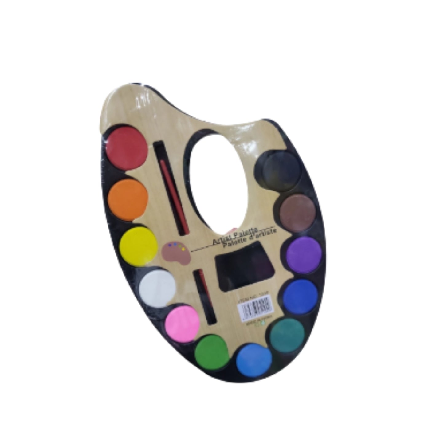 UG-2002-2 ACUARELA 12 COLORES 17.7x13 CM CON 1 PZ O CAJA CON 288 PZS