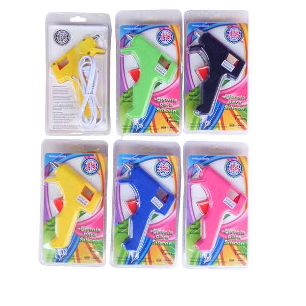 ZA-0004-2 PISTOLA DE SILICON 110-240 V 20W 11x12.5 CM CON 1 PZ  O CAJA CON 120 PZS