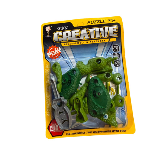 N-GPMX-845  929-206 DINOSAURIO DESARMABLE CON HERRAMIENTA CON 1 PZ O CAJA CON 216 PZS