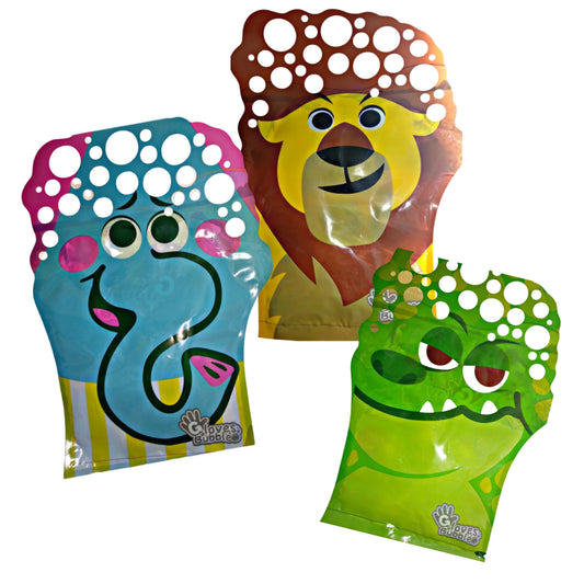 361 BURBUJAS ANIMALES GUANTE CON 1 PZ O CAJA CON 432 PZS