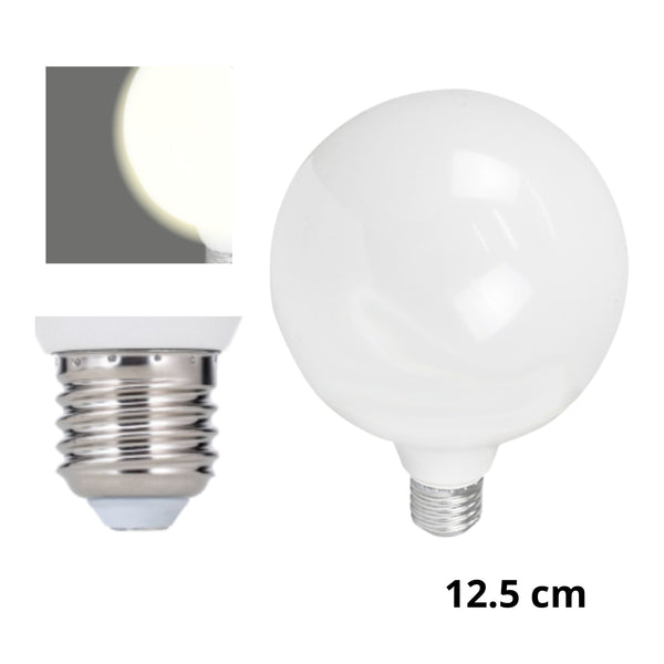 66030 FOCO LED GLOBO G125 6500K+300K+4500K 16W 85-265V CON 1 PZ O CAJA CON 40 PZS