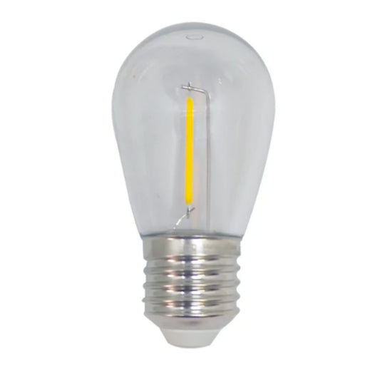 41241 BOMBILLA LED RESPUESTA S14 INASTILLABLE Y IMPERMEABLE 2700K 1W/127V CON 10 PZS O CAJA CON 30 PQTS