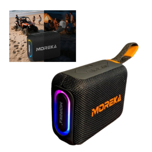 MOREKA-428 ALTAVOZ PORTATIL BLUETOOTH IMPERMEABLE 10 W ,BATERIA GRANDE DE 500 MAH DE CARGA RAPIDA , CON  1 PZ O CAJA CON 40 PZS