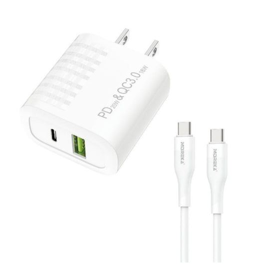 AC108 TURBO CARGADOR 40 W PUERTO USB TIPO C CON 1 PZ O CAJA CON 100 PZS