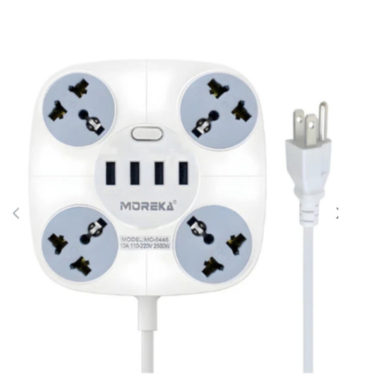 MC-5445 MULTICONTACTO CIRCULAR  4 CONEXIONES 4 PUERTOS USB CON 1 PZ O CAJA CON 48 PZS