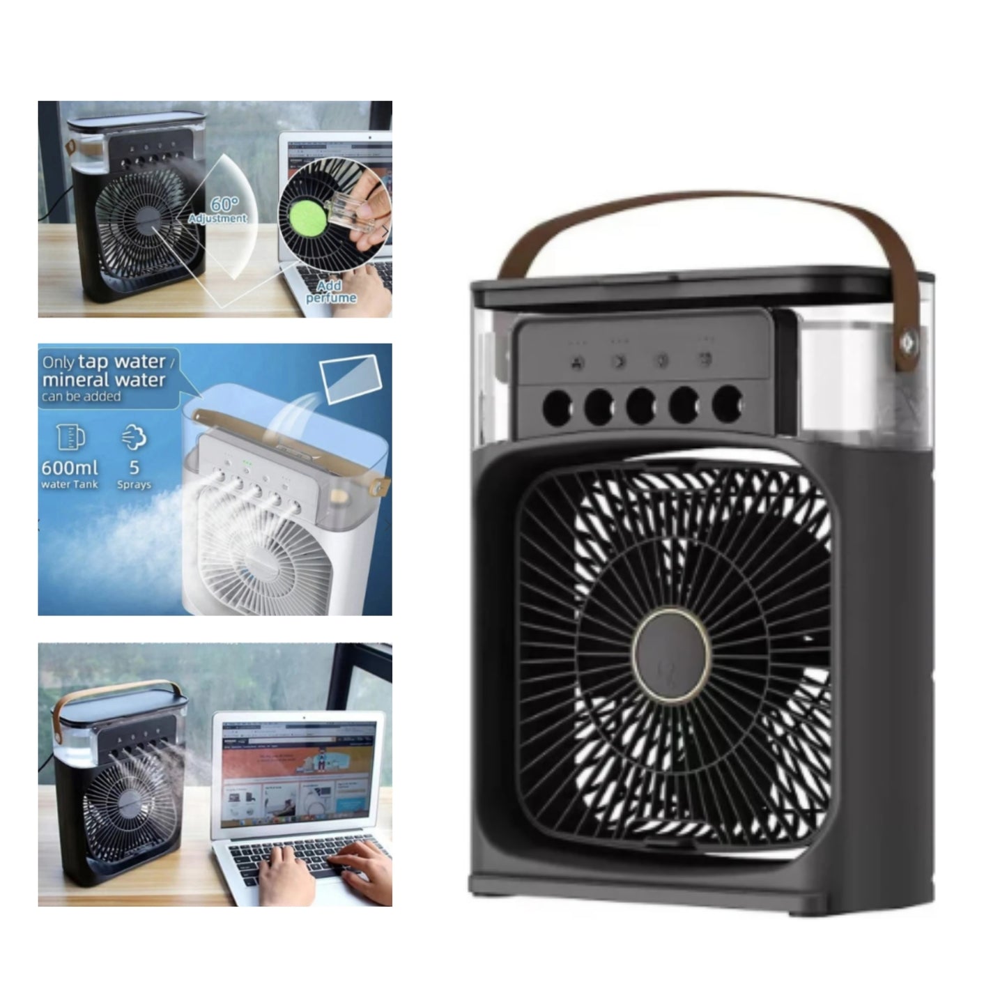 SF112 MINI VENTILADOR FRIO PORTATIL CON 1 PZ O CAJA CON 40 PZS
