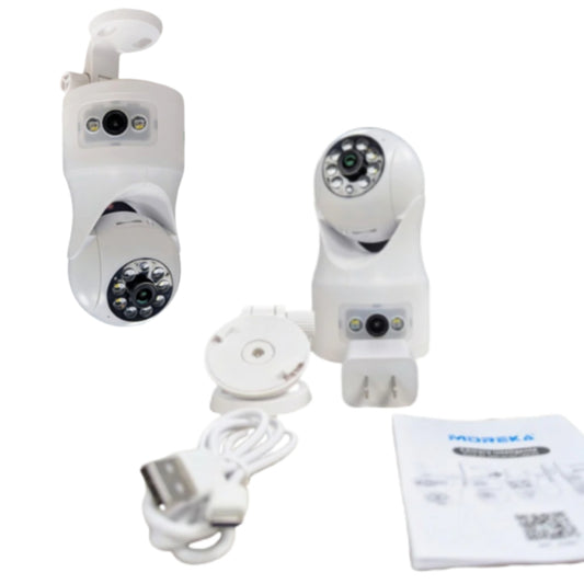 JK004 CAMARA IP 360 GRADOS VISION NOCTURNA CERTIFICACION IP44 MICROFONO Y ALTAVOZ CON 1 PZ O CAJA CON 50 PZS
