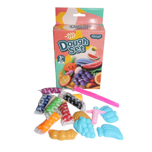 HFY-13208 PLASTILINA MOLDEABLE 8 COLORES Y 9 HERRAMIENTAS PARA MOLDEAR 17.5x12.5 CM CON 1 PZ O CAJA CON 48 PZS
