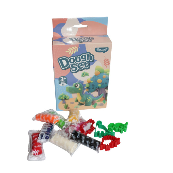 HFY-13209 PLASTILINA MOLDEABLE 8 COLORES Y 6 HERRAMIENTAS PARA MOLDEAR 17.5x12.5 CM CON 1 PZ O CAJA CON 48 PZS