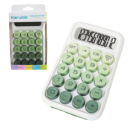 HFY-13248 CALCULADORA 9.5x15 CM CON 1 PZ O CAJA CON 100 PZS