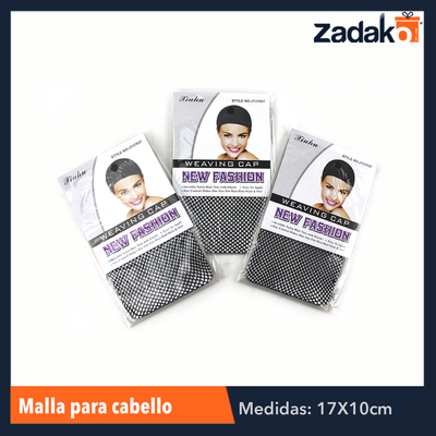 ZB-0117 MALLA P/CABELLO, CON 1 PZ O CAJA CON 1200 PZS