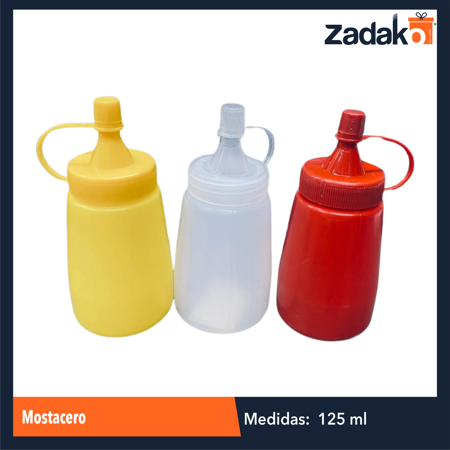 MOSTACERO 125 ml  CON 1 PZ O CAJA CON 100 PZS.