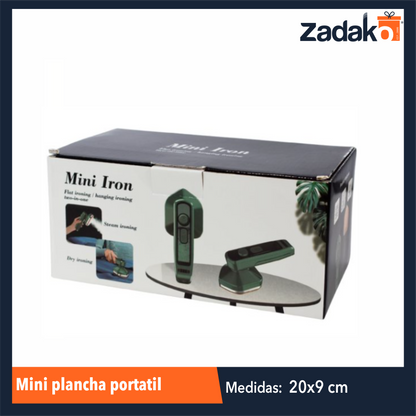 MR-040 MINI PLANCHA PORTATIL CON UNA PZ O CAJA CON 50 PZS
