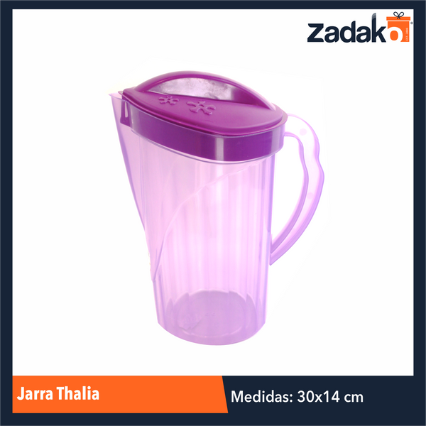 MX-157 JARRA THALIA 4 LITROS COLORS, CON 1 PZ O CAJA CON 8 PZS