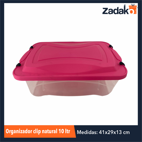 MX-204 ORGANIZADOR CLIP NATURAL 10 LTR, CON 1 PZ O CAJA CON 16 PZS