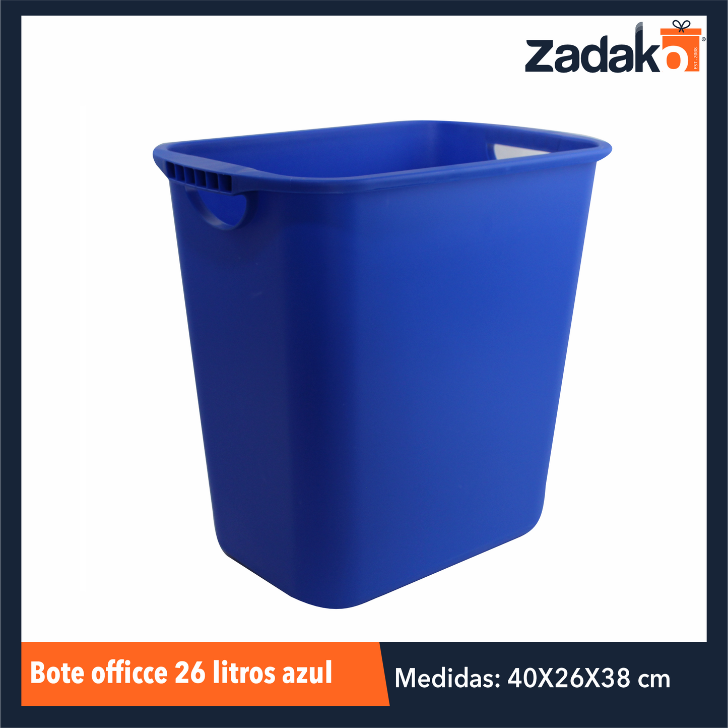 MX-370C BOTE OFFICE 26 LITROS AZUL, CON 1 PZ O CAJA CON 12 PZS