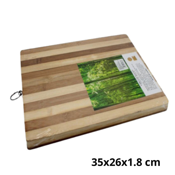 N-GPM-12166  AZ-6410 TABLA PARA PICAR DE BAMBU CON 1 PZ O CAJA CON 20 PZS