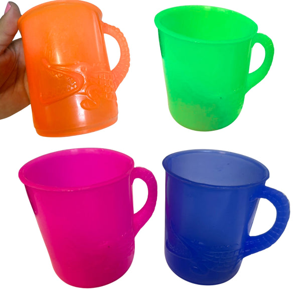 N-GPM-14621  TAZA COCODRILO TRASLUCIDA CON 1 PZ O CAJA CON 60 PZS