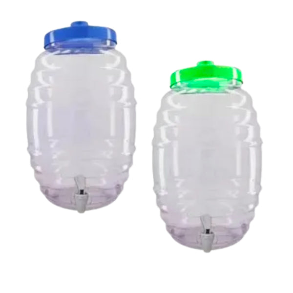 N-GPM-9200  ACPT0212 JARRA BARRIL 15 LITROS CON VALVULA TAPA COLORES CON 1 PZ O CAJA CON 6 PZS