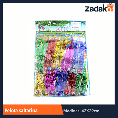 ZJ-0546 PELOTA SALTARINA, CON 20 PZS, O CAJA CON 100 PQTS