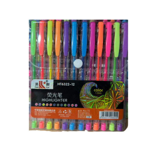 GPM-10145 PLUMA DE COLORES DE GEL CON 1 PZ O CAJA CON 192 PZS