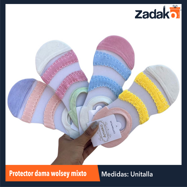 PROTECTOR DAMA WOLSEY MIXTO CON 1 PZ O CAJA CON 720 PZS