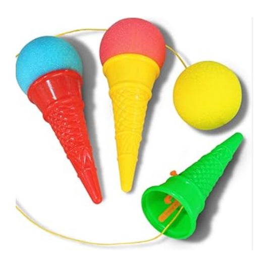 TG-0489A CONO DE NIEVE CON LUZ 18 CM PAQ  CON 24 PZS  O CAJA CON 32 PQTS