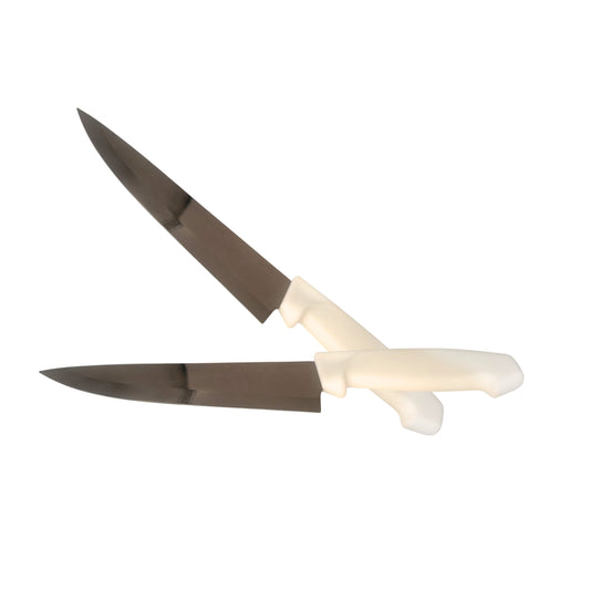 Y-64080 CUCHILLO CHEF 8 PULGADAS DE ACERO INOXIDABLE CON 1 PZ O CAJA CON  48 PZS