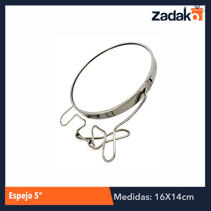 ZB-0039 ESPEJO 5 PULGADAS, CON 1 PZ O CAJA CON 120 PZS
