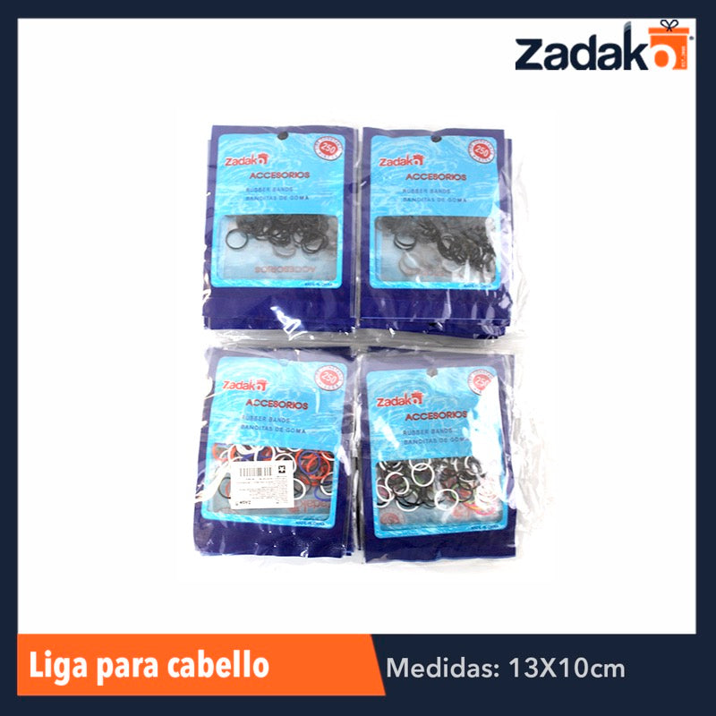 ZL-0004 LIGA P/CABELLO, CON 12 PZS, O CAJA CON 100 PQTS