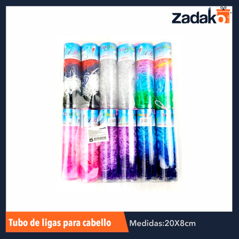 ZB-0169 TUBO LIGA P/CABELLO, CON 12 PZS, O CAJA CON 60 PQTS