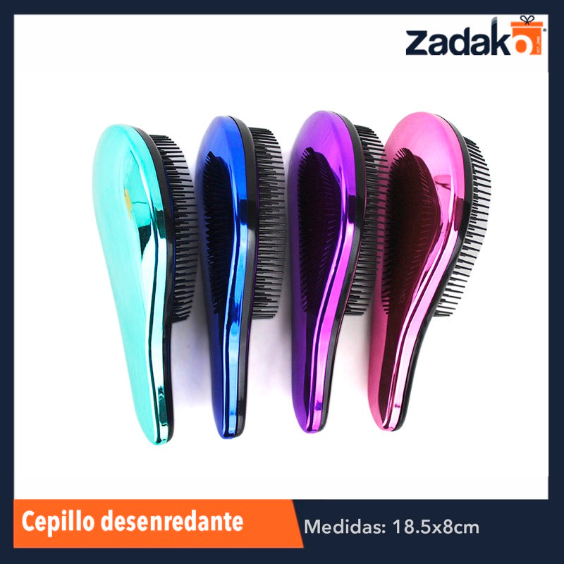 ZB-0232 CEPILLO DESENREDANTE ANTIJALONES, CON 1 PZ O CAJA CON 240 PZS