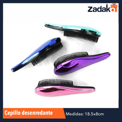 ZB-0232 CEPILLO DESENREDANTE ANTIJALONES, CON 1 PZ O CAJA CON 240 PZS