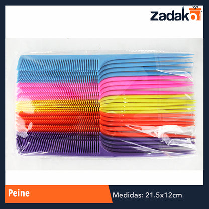 ZB-0235 PEINE, CON 24 PZS, O CAJA CON 134 PQTS