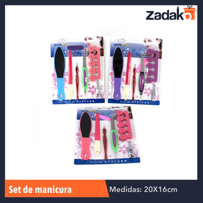 ZB-0089 SET DE MANICURA, CON 1 PZ O CAJA CON 240 PZS