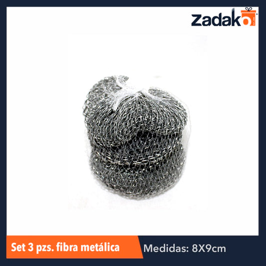 GPM-2350 ZC-0001 SET DE 3 FIBRAS METALICAS DE 12 GRS. CON 1 PZ O CAJA CON 400 PZS