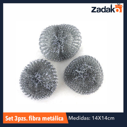 GPM-2350 ZC-0001 SET DE 3 FIBRAS METALICAS DE 12 GRS. CON 1 PZ O CAJA CON 400 PZS