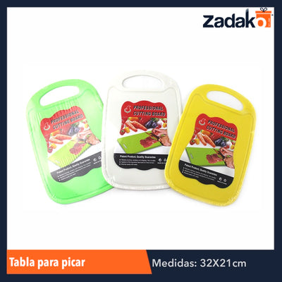 ZC-0060 TABLA P/PICAR OVALADA GDE, CON 1 PZ O CAJA CON 96 PZS