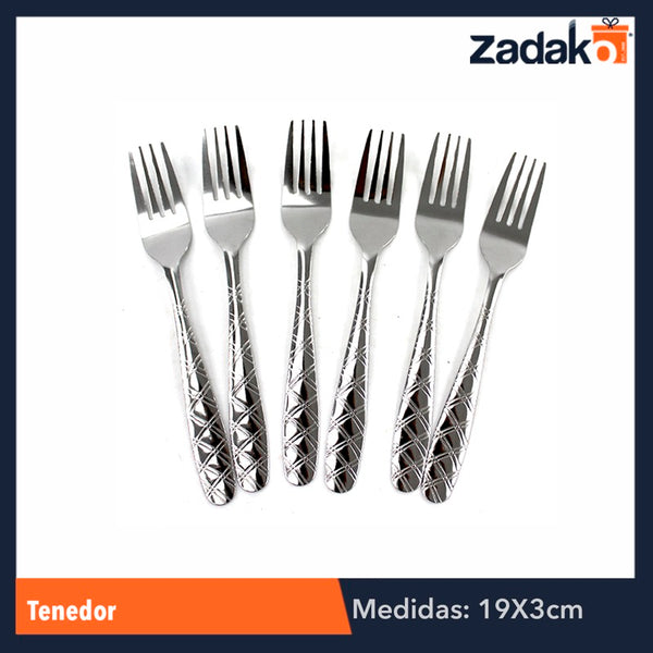 GPM-2083 TENEDOR  18 CM 20 GRS  PAQ CON 12 PZS  O CAJA CON 100 PQTS