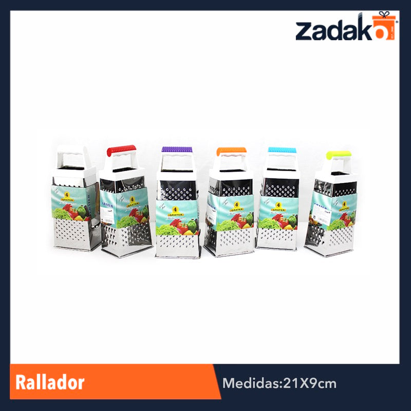 ZC-0131 RALLADOR, CON 1 PZ O CAJA CON 144 PZS