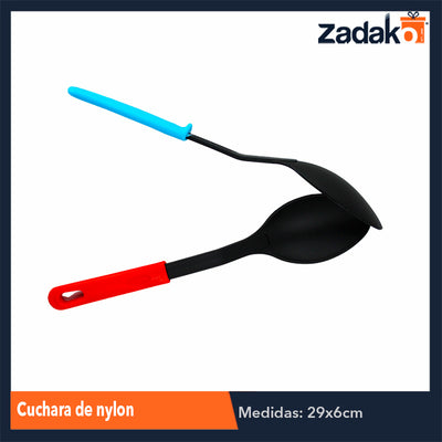 ZC-0211 CUCHARA DE NYLON, CON 1 PZ O CAJA CON 288 PZS