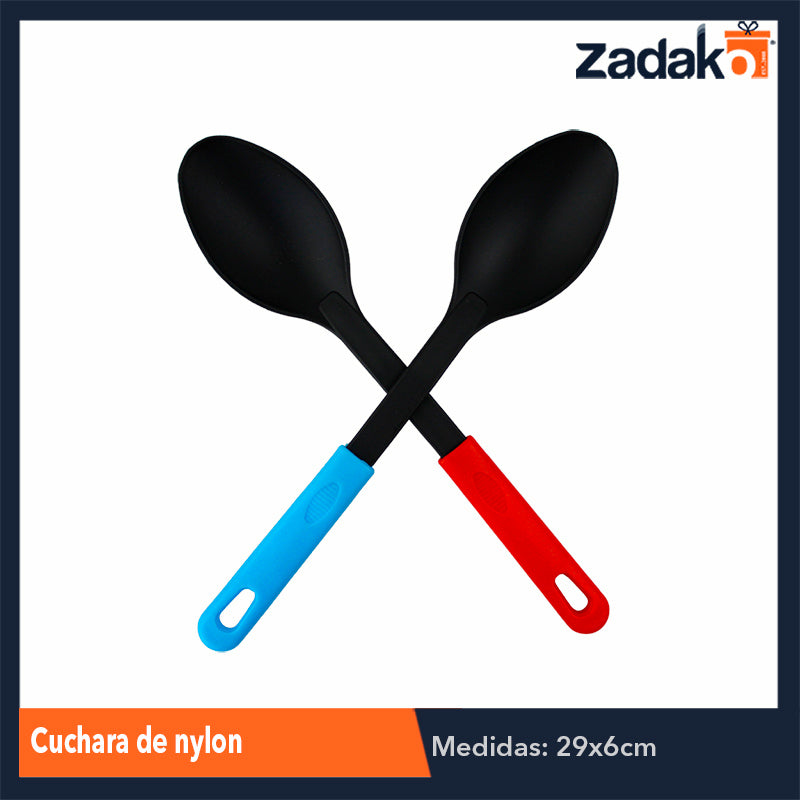 ZC-0211 CUCHARA DE NYLON, CON 1 PZ O CAJA CON 288 PZS