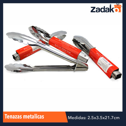 GPM-2283 ZC-0332 TENAZAS METALICAS, CON 1 PZ O CAJA CON 500 PZS