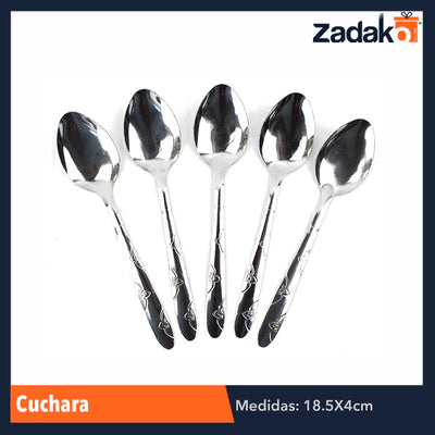 ZC-0104 CUCHARA, CON 12 PZS, O CAJA CON 100 PQTS