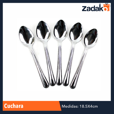 ZC-0105 CUCHARA, CON 12 PZS, O CAJA CON 100 PQTS