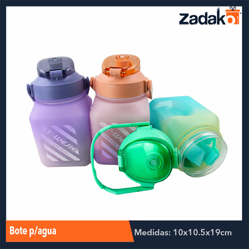 ZC-0413 BOTE P/AGUA, CON 1 PZ O CAJA CON 48 PZS