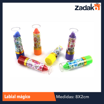 ZB-0047 LABIAL MAGICO, CON 12 PZS, O CAJA CON 100 PQTS